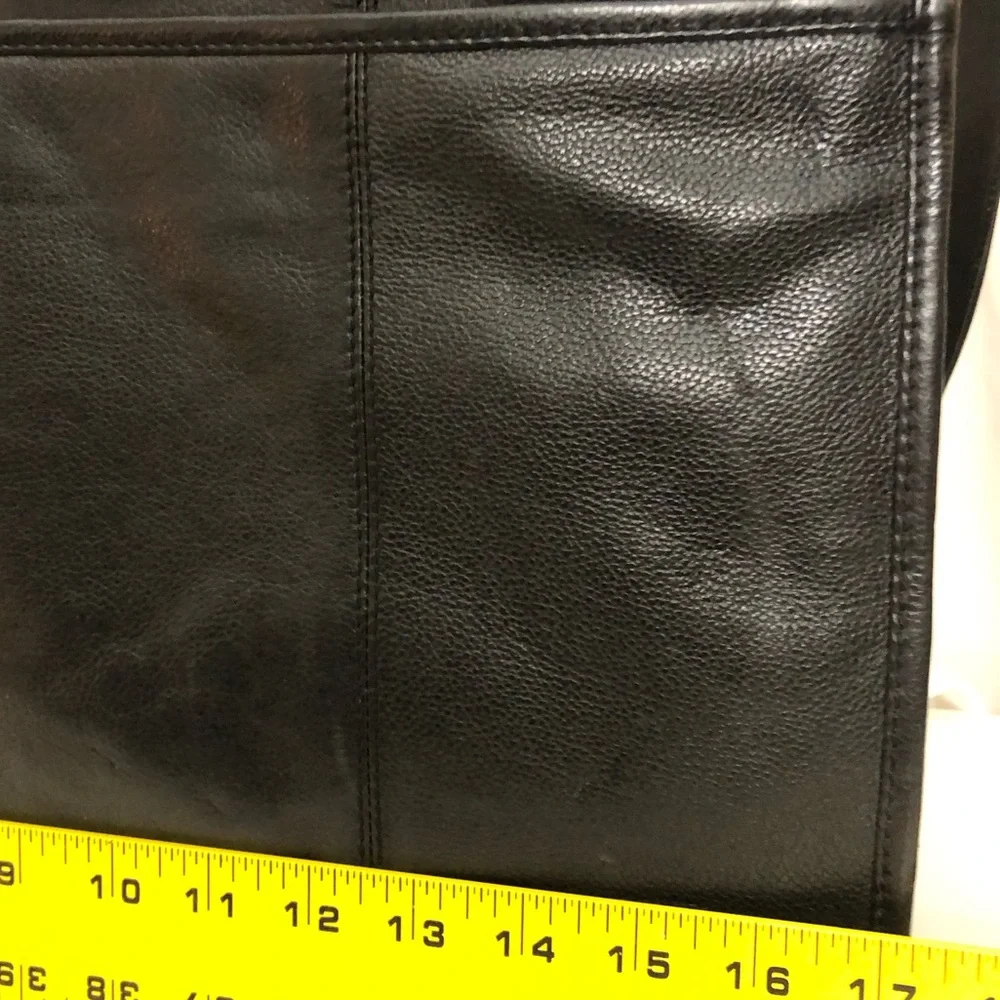 Wilson’s pebbled leather laptop messenger bag